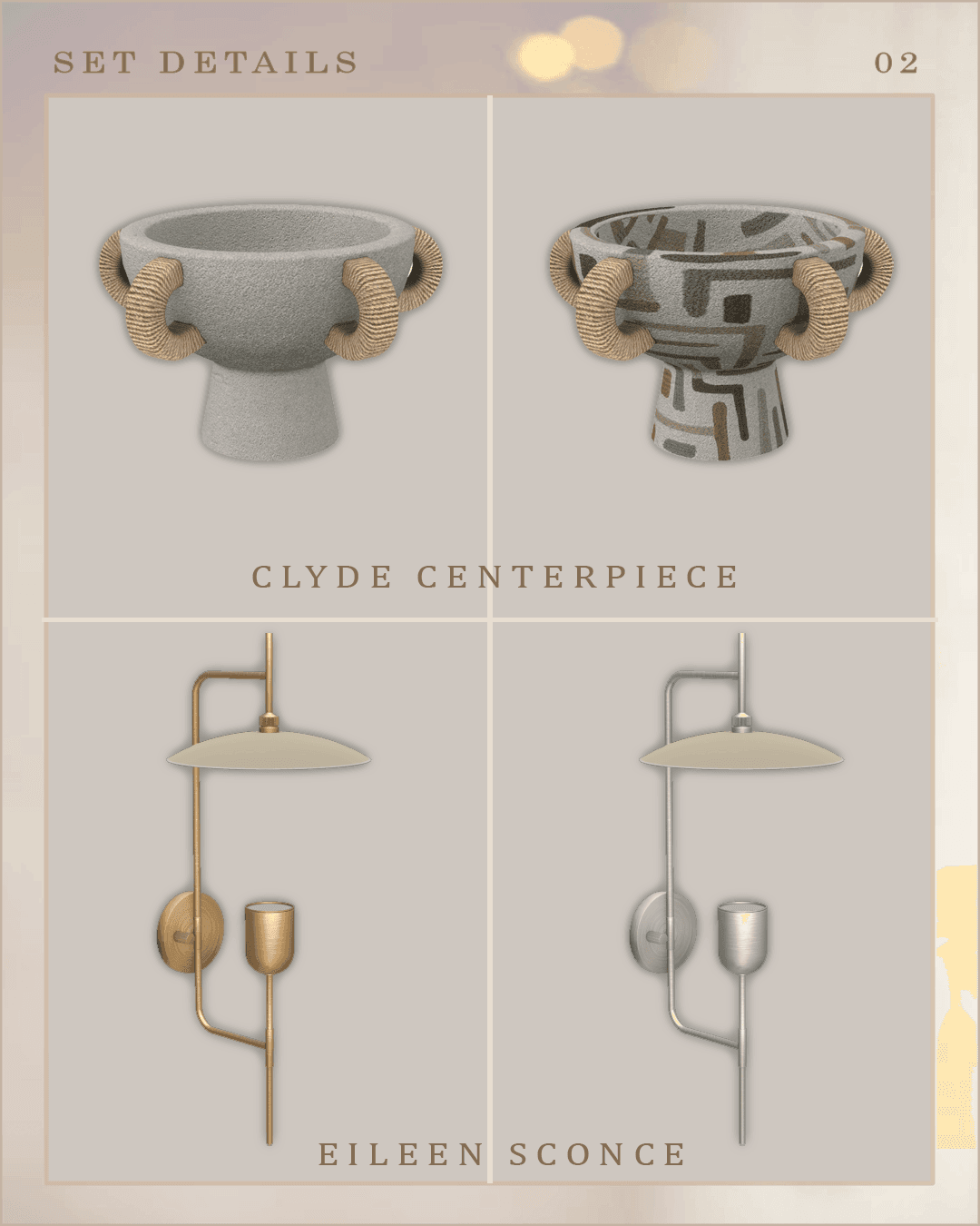 Галерея мода Набор для гостиной Hudsen vol-1 #2